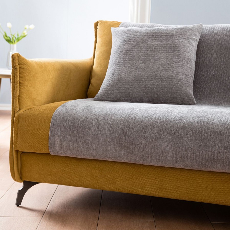 Ριχτάρι Διθέσιου Καναπέ Valley 421/14 180X250 Steel Grey Gofis Home Ριχτάρι Διθέσιου Καναπέ Valley 421/14 180X250 Steel Grey Gofis Home