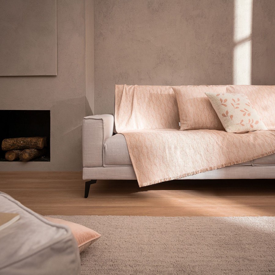 Ριχτάρι Πολυθρόνας Peacock 935/17 180X180 Σομόν Gofis Home