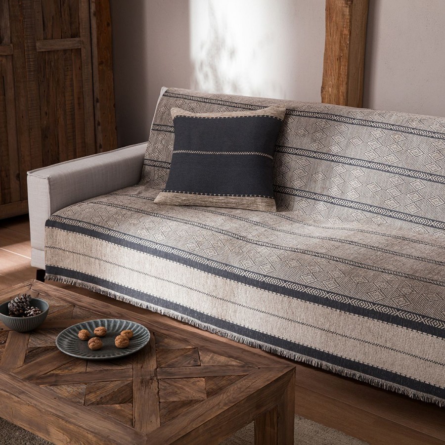 Ριχτάρι Τετραθέσιου Καναπέ Duncan 959/45 180X350 Elephant/Grey Gofis Home