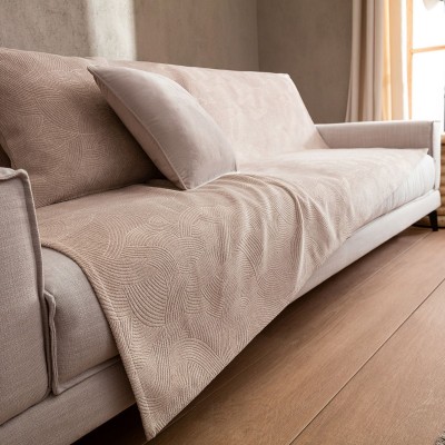 Ριχτάρι Τετραθέσιου Καναπέ Nimbus 447/06 180X350 Μπεζ Gofis Home