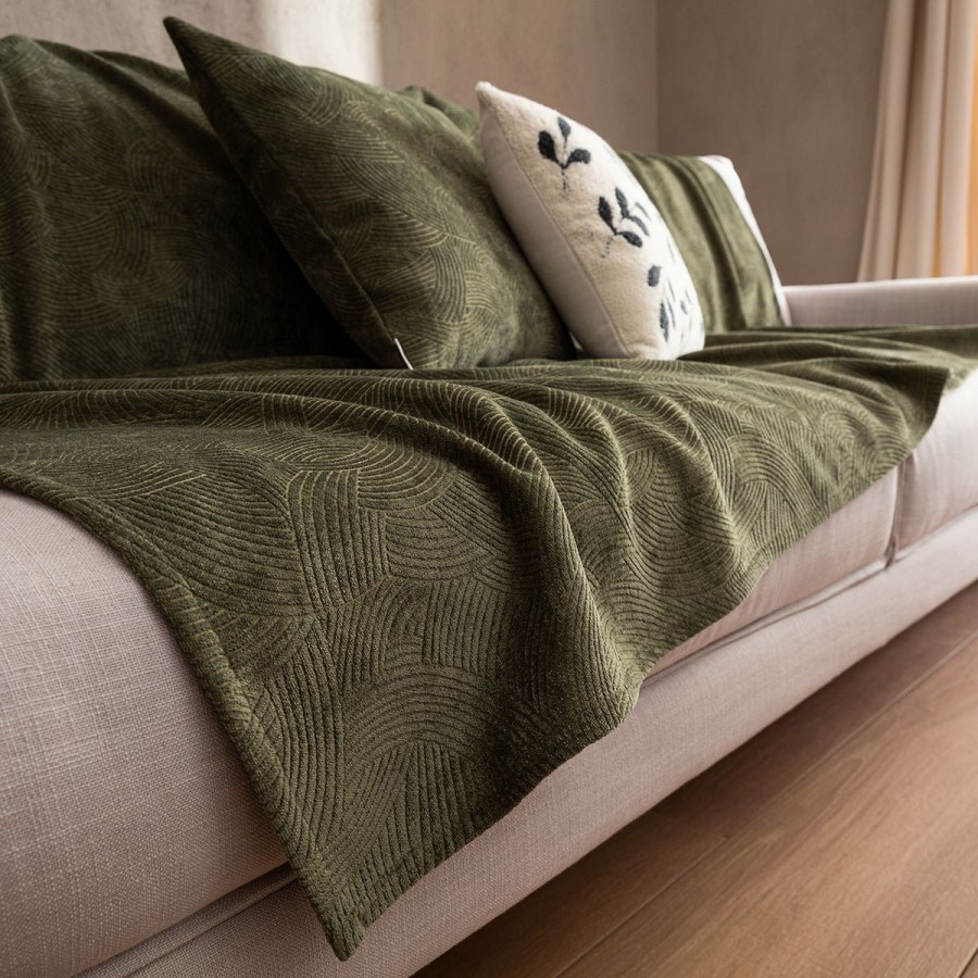 Ριχτάρι Τετραθέσιου Καναπέ Nimbus 447/07 180X350 Χακί Gofis Home Ριχτάρι Τετραθέσιου Καναπέ Nimbus 447/07 180X350 Χακί Gofis Home