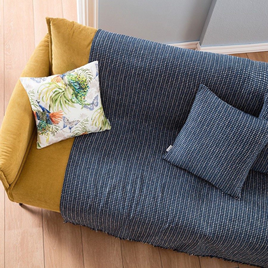 Ριχτάρι Τετραθέσιου Καναπέ Tendre 880/01 180X350 Royal Blue Gofis Home Ριχτάρι Τετραθέσιου Καναπέ Tendre 880/01 180X350 Royal Blue Gofis Home