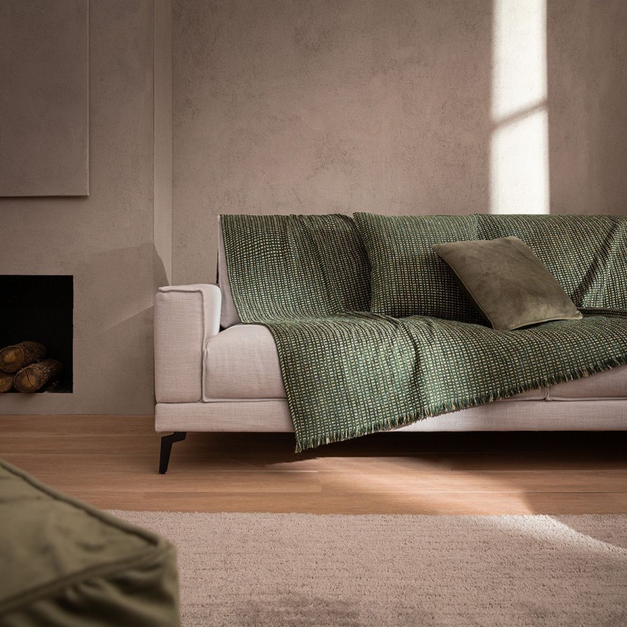 Ριχτάρι Τετραθέσιου Καναπέ Tendre 880/30 180X350 Pine Green Gofis Home Ριχτάρι Τετραθέσιου Καναπέ Tendre 880/30 180X350 Pine Green Gofis Home