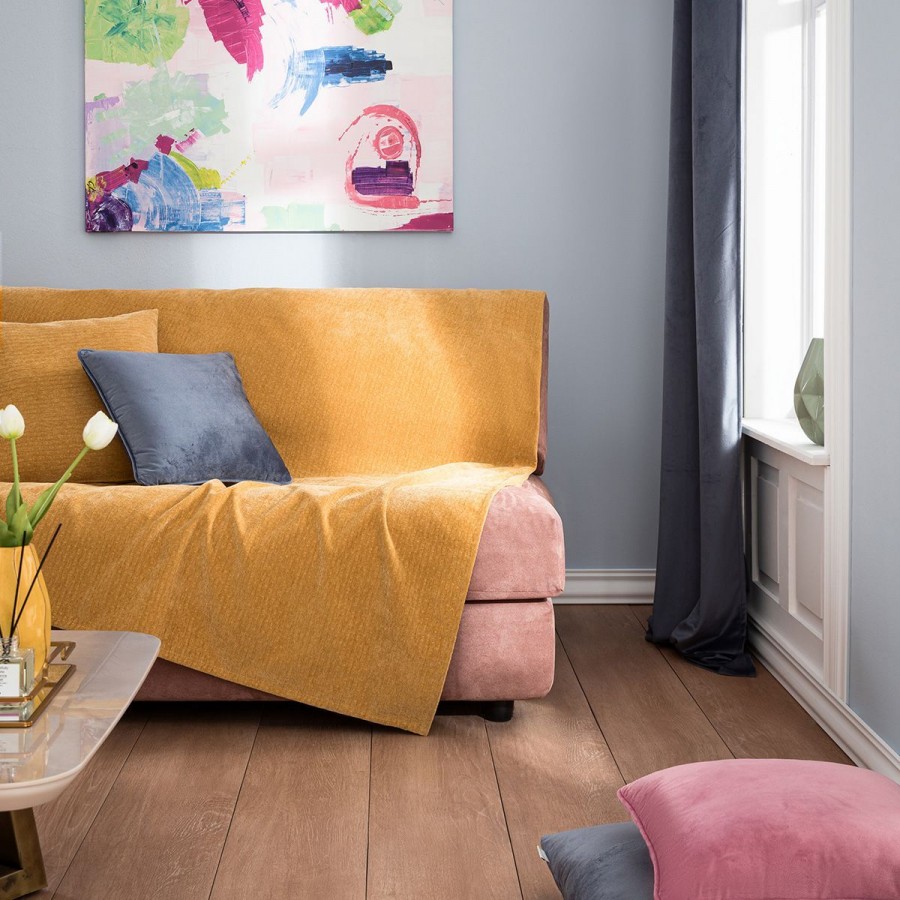 Ριχτάρι Τετραθέσιου Καναπέ Valley 421/04 180X350 Χρυσό Gofis Home Ριχτάρι Τετραθέσιου Καναπέ Valley 421/04 180X350 Χρυσό Gofis Home