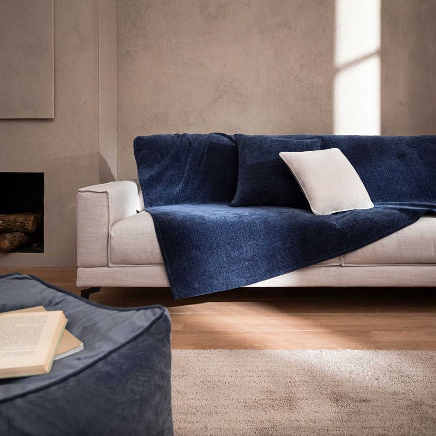 Ριχτάρι Τετραθέσιου Καναπέ Valley 421/09 180X350 Night Sky Blue Gofis Home Ριχτάρι Τετραθέσιου Καναπέ Valley 421/09 180X350 Night Sky Blue Gofis Home