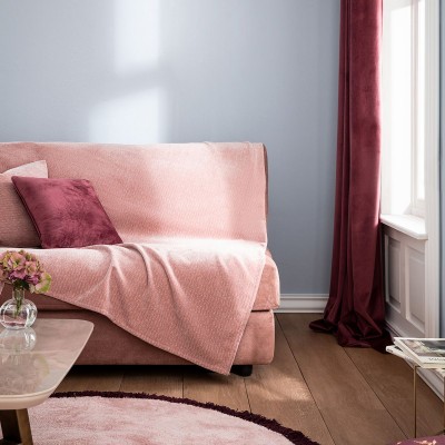 Ριχτάρι Τετραθέσιου Καναπέ Valley 421/17 180X350 Sweet Pink Gofis Home Ριχτάρι Τετραθέσιου Καναπέ Valley 421/17 180X350 Sweet Pink Gofis Home