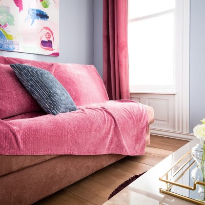 Ριχτάρι Τετραθέσιου Καναπέ Valley 421/23 180X350 Funky Pink Gofis Home