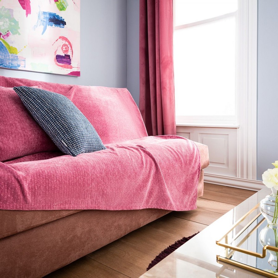 Ριχτάρι Τετραθέσιου Καναπέ Valley 421/23 180X350 Funky Pink Gofis Home