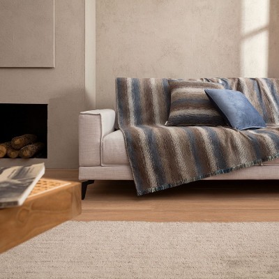 Ριχτάρι Τριθέσιου Καναπέ Groovy 985/09 180X310 Jean Blue Gofis Home