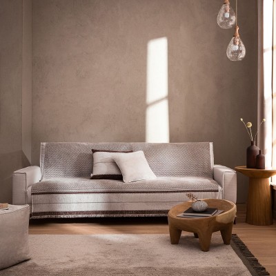 Ριχτάρι Τριθέσιου Καναπέ Highlands 863/13 180X310 Cocoa Brown Gofis Home Ριχτάρι Τριθέσιου Καναπέ Highlands 863/13 180X310 Cocoa Brown Gofis Home