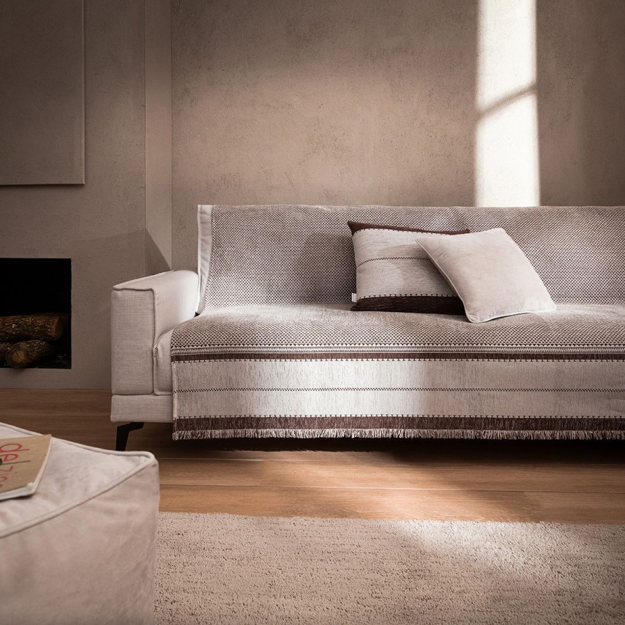 Ριχτάρι Τριθέσιου Καναπέ Highlands 863/13 180X310 Cocoa Brown Gofis Home Ριχτάρι Τριθέσιου Καναπέ Highlands 863/13 180X310 Cocoa Brown Gofis Home