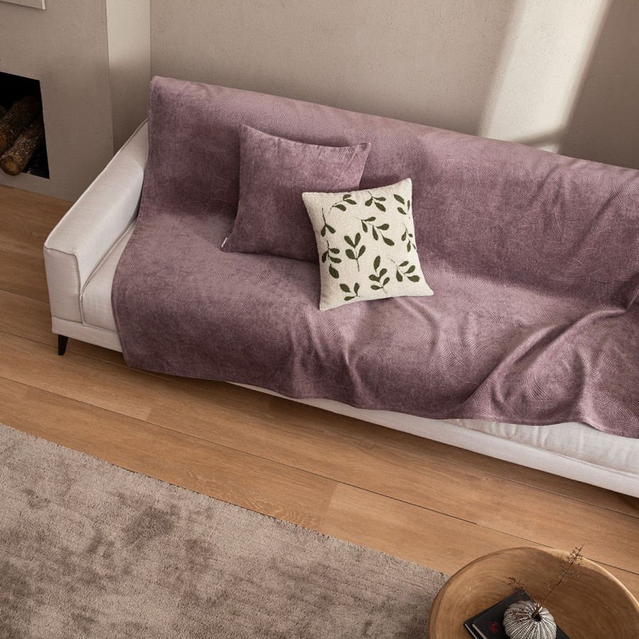 Ριχτάρι Τριθέσιου Καναπέ Nimbus 447/20 180X310 Purple Bean Gofis Home Ριχτάρι Τριθέσιου Καναπέ Nimbus 447/20 180X310 Purple Bean Gofis Home