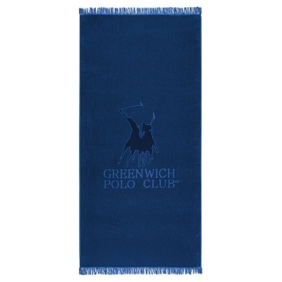 3620 Πετσέτα Θαλάσσης 70X170 Μπλε Greenwich Polo Club