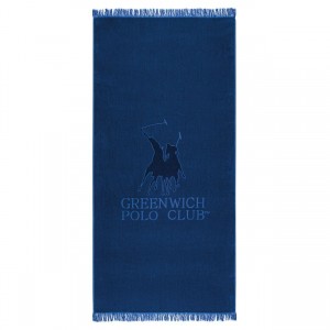 3620 Πετσέτα Θαλάσσης 90X190 Μπλε Greenwich Polo Club