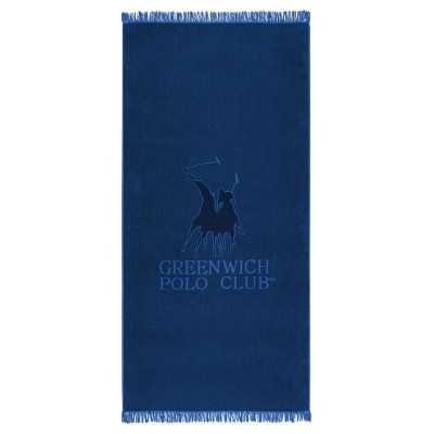 3620 Πετσέτα Θαλάσσης 90X190 Μπλε Greenwich Polo Club