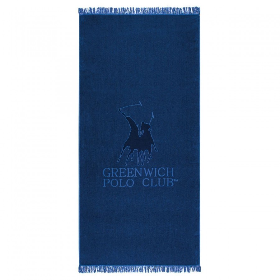 3620 Πετσέτα Θαλάσσης 90X190 Μπλε Greenwich Polo Club