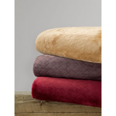 Ριχτάρι Jacquard Πολυθρόνας Cosy Beige 130X180 Kocoon