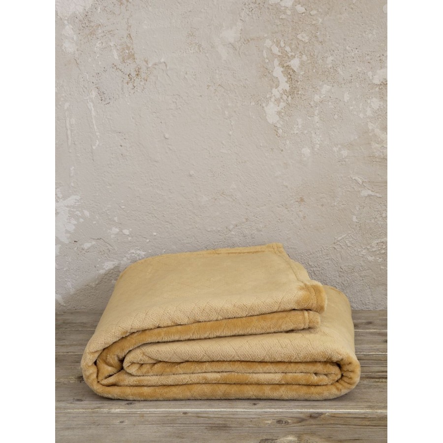 Ριχτάρι Jacquard Πολυθρόνας Cosy Beige 130X180 Kocoon