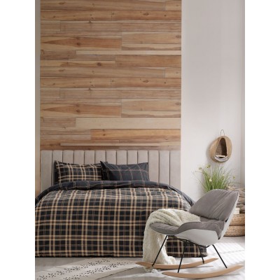 Σετ Παπλωματοθήκη Μονή Olivia Beige 165X245 Kocoon