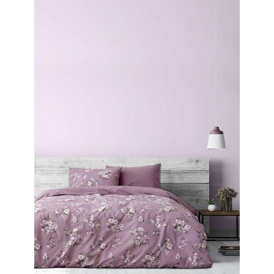 Σετ Παπλωματοθήκη Υπέρδιπλη Romance Pink 225X245 Kocoon Σετ Παπλωματοθήκη Υπέρδιπλη Romance Pink 225X245 Kocoon