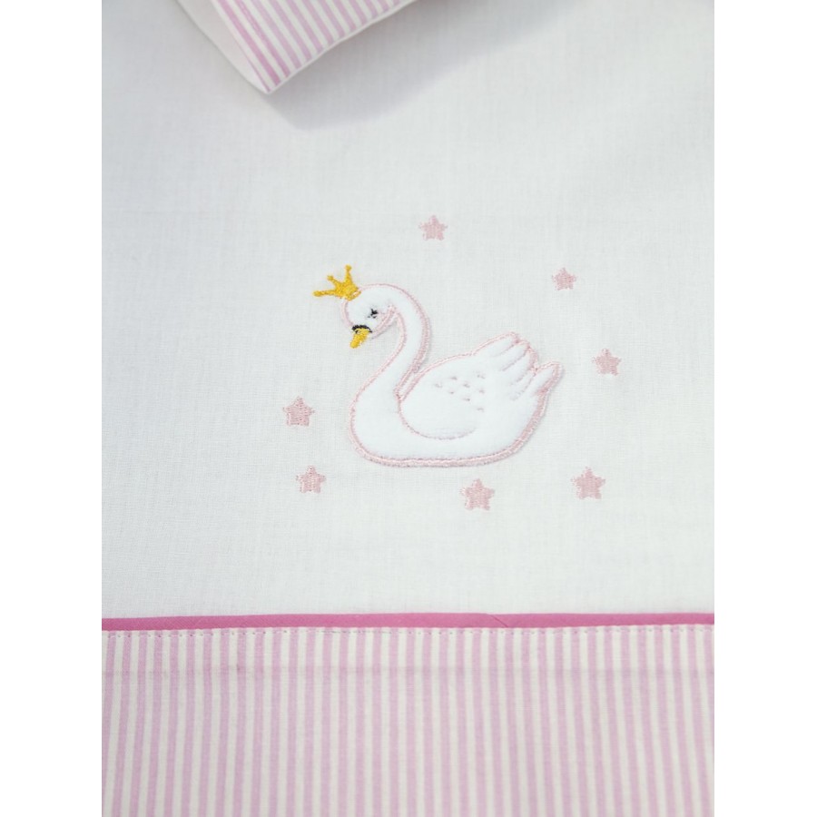 Σετ Σεντόνια Κούνιας Με λάστιχο Swan 70X140+15 Kocoon