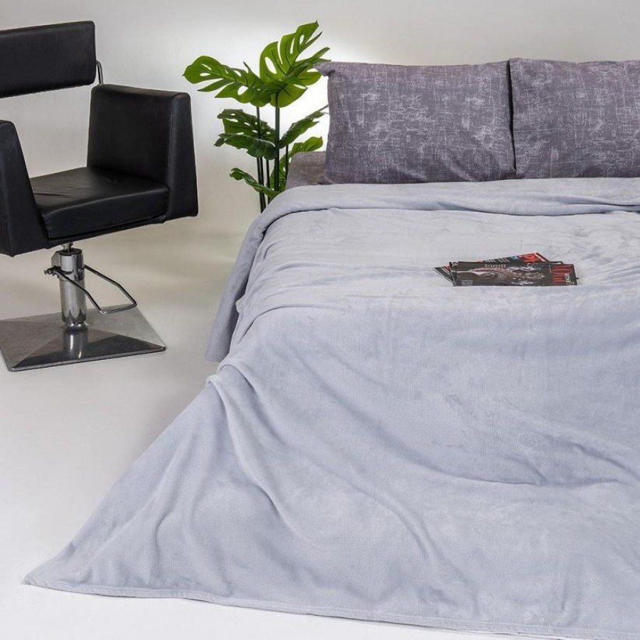 Κουβέρτα Fleece Μονή Tokyo Light Grey 160X220 Melinen