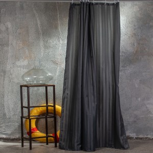 Κουρτίνα Μπάνιου Jacquard Anthracite 180X180 Melinen