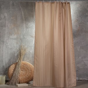 Κουρτίνα Μπάνιου Jacquard Beige 180X180 Melinen