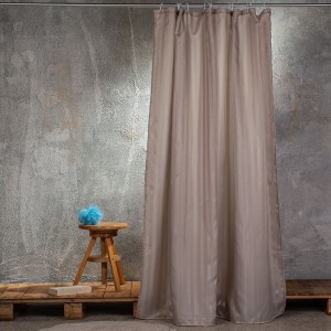 Κουρτίνα Μπάνιου Jacquard Grey 180X180 Melinen