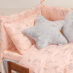 Μαξιλαροθήκη Βρεφική Happy Pink 35X45 Melinen