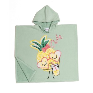 Παιδικό Ποντσο Θαλάσσης Pineapple Mint 60X60 Melinen