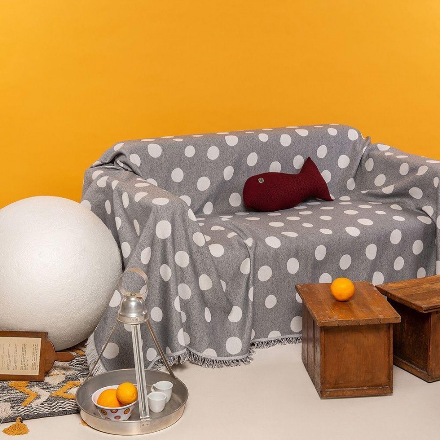 Ριχτάρι Διθέσιου Καναπέ Edith Grey 180X250 Melinen Ριχτάρι Διθέσιου Καναπέ Edith Grey 180X250 Melinen
