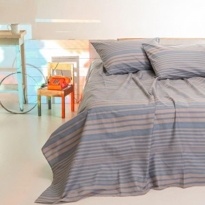 Σεντόνι Μονό Urban Line Mixology Stripe Jean 170X270 Melinen