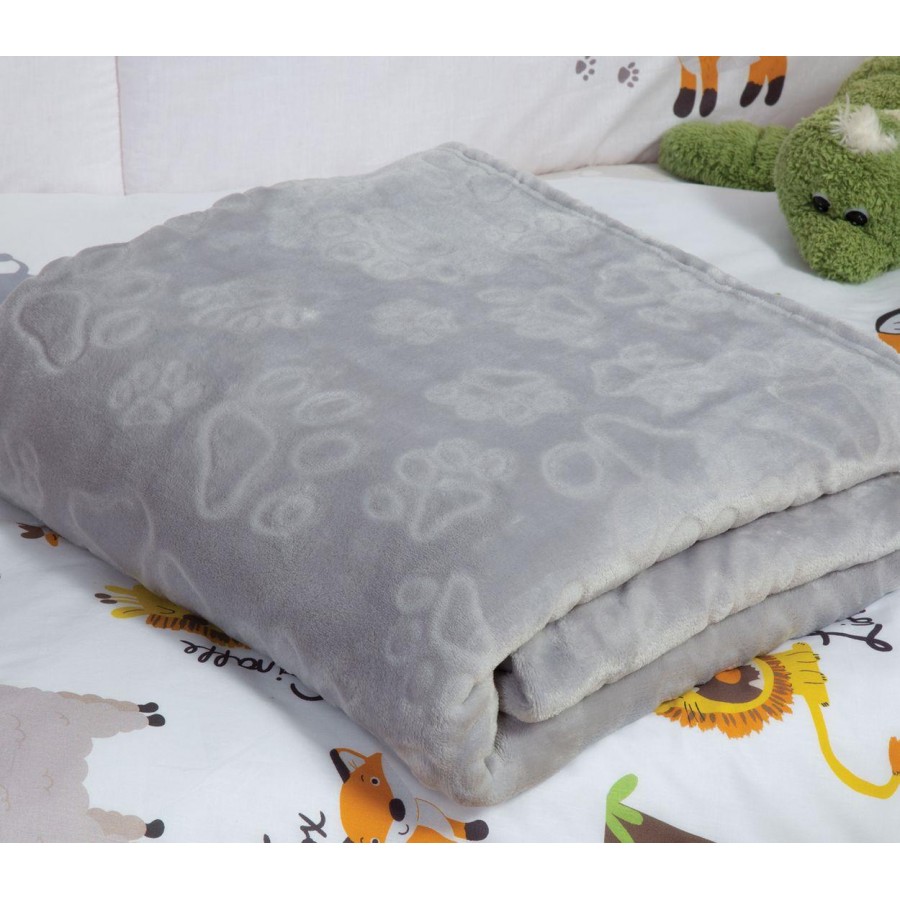 Βρεφική Κουβέρτα Αγκαλιάς Fleece Foot Grey 80X110 Grey Nef-Nef Βρεφική Κουβέρτα Αγκαλιάς Fleece Foot Grey 80X110 Grey Nef-Nef