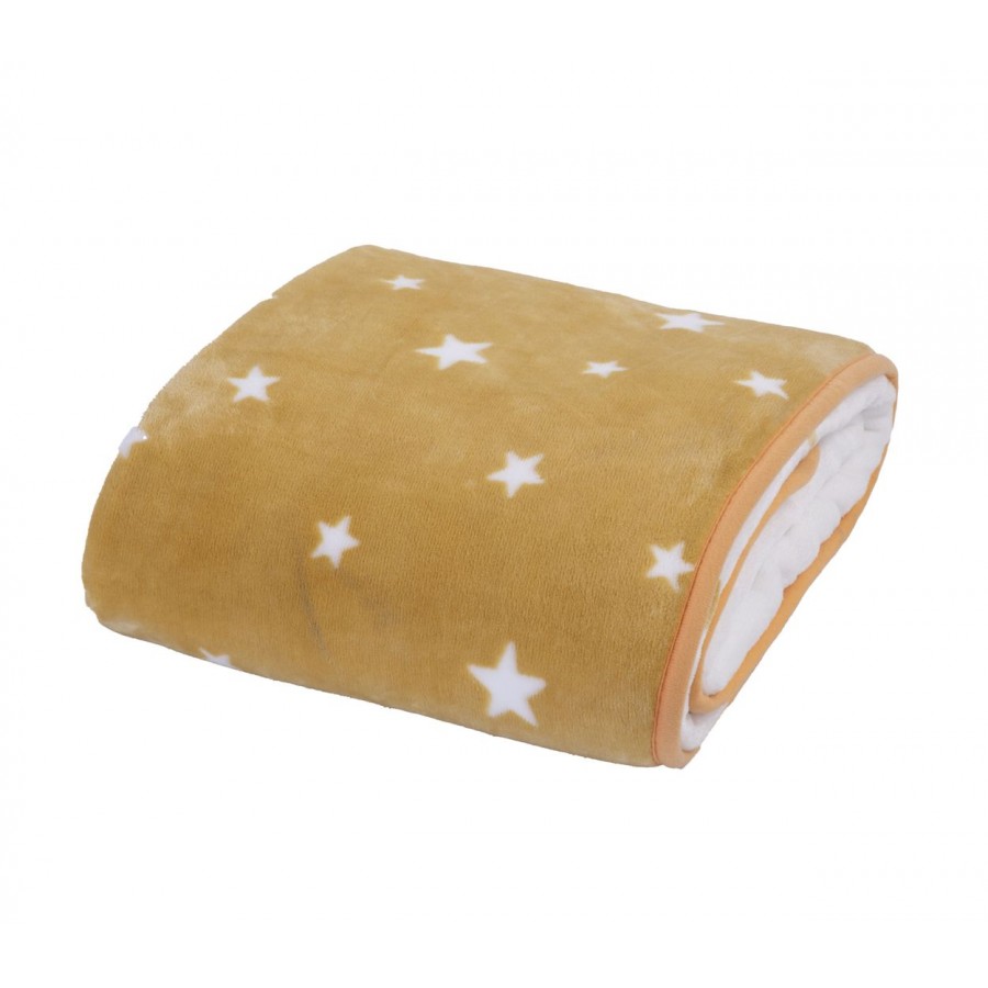 Βρεφική Κουβέρτα Αγκαλιάς Stellar Yellow 75X100 Yellow Nef-Nef Βρεφική Κουβέρτα Αγκαλιάς Stellar Yellow 75X100 Yellow Nef-Nef