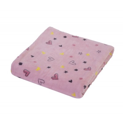 Βρεφική Κουβέρτα Fleece Κούνιας Friendship 110X150 Pink Nef-Nef Βρεφική Κουβέρτα Fleece Κούνιας Friendship 110X150 Pink Nef-Nef