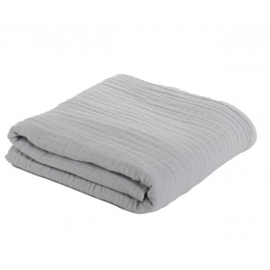 Βρεφική Κουβέρτα Κούνιας Whisper 110X150 Grey Nef-Nef
