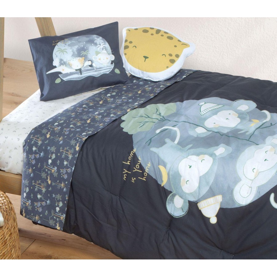 Βρεφικό Πάπλωμα Amazon Grey 110X140 Grey Nef-Nef