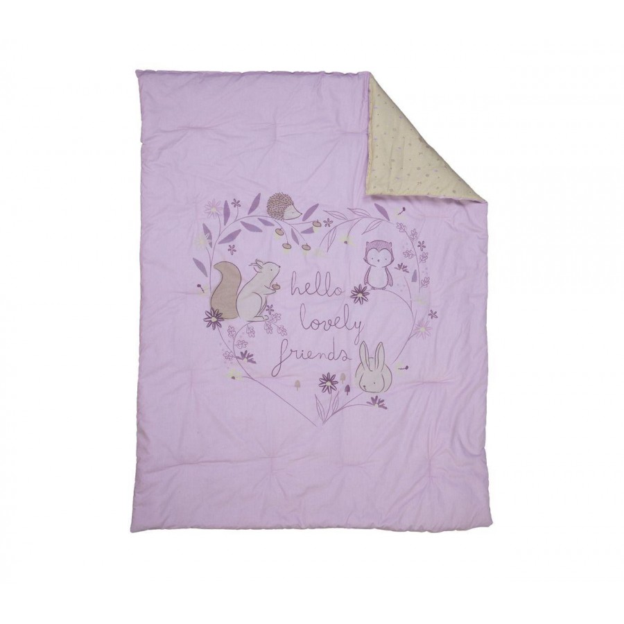 Βρεφικό Πάπλωμα Forest Friends Orchid 110X140 Orchid Nef-Nef