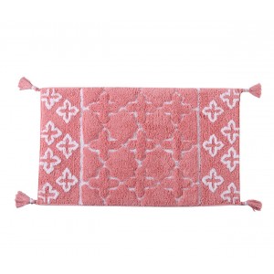 Χαλάκι Μπάνιου Cross Pink 50X80 Nef-Nef