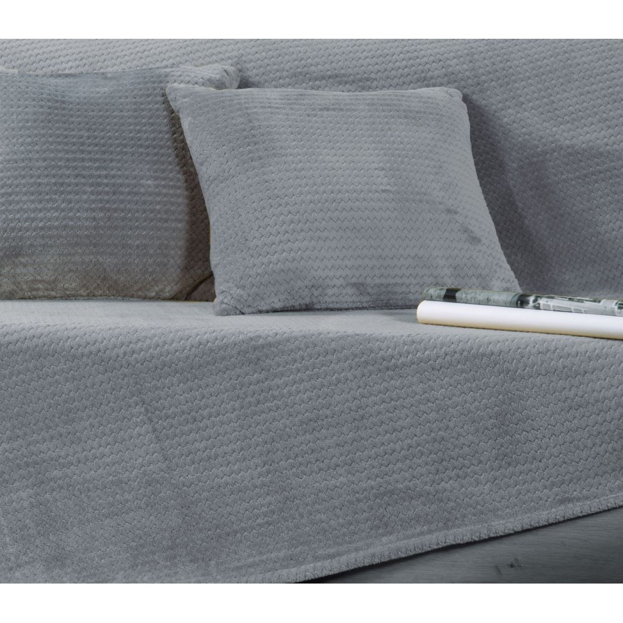 Διακοσμητικό Ριχτάρι Πολυθρόνας Cameron 130X180 Silver Nef-Nef Διακοσμητικό Ριχτάρι Πολυθρόνας Cameron 130X180 Silver Nef-Nef
