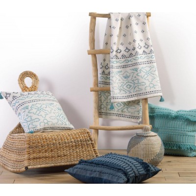 Διακοσμητικό Ριχτάρι Πολυθρόνας Mysterious Blue 130X170 Blue Nef-Nef