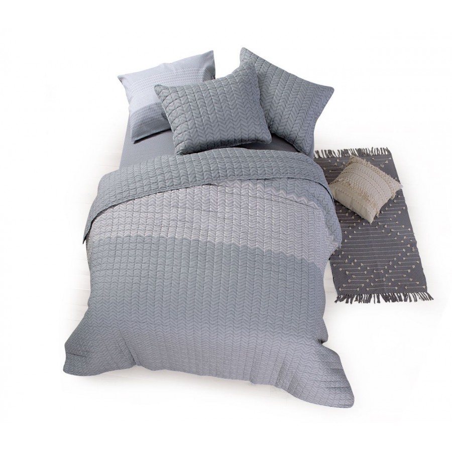 Κουβερλί Μονό Tenisson 180X220 Grey Nef-Nef