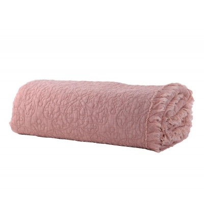 Κουβερλί Υπέρδιπλο Sonia 230X240 Misty Rose Nef-Nef
