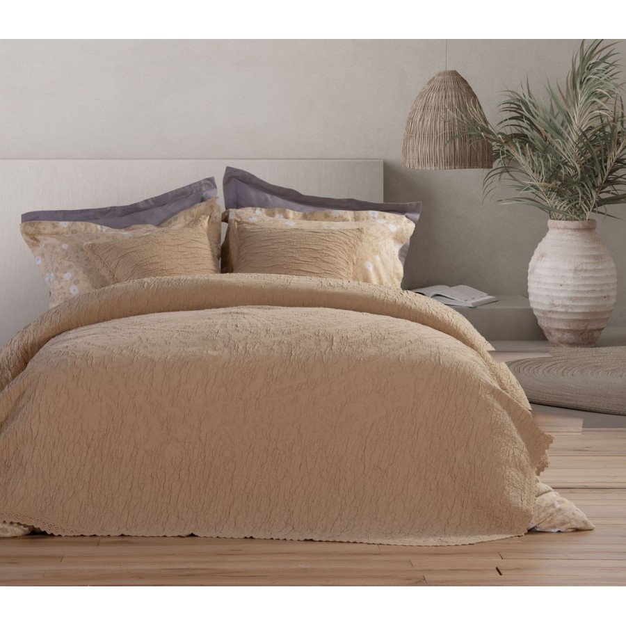 Κουβέρτα Υπέρδιπλη Liliana 230X250 Mustard Nef-Nef Κουβέρτα Υπέρδιπλη Liliana 230X250 Mustard Nef-Nef