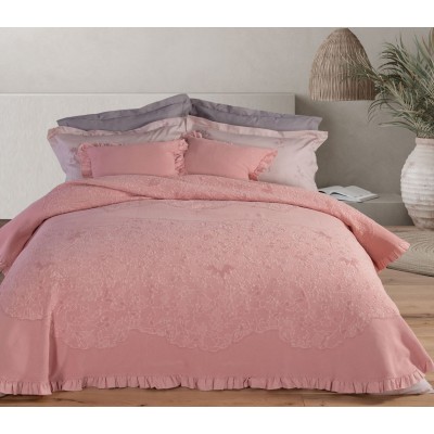 Κουβέρτα Υπέρδιπλη Meredith 230X250 Peach Nef-Nef Κουβέρτα Υπέρδιπλη Meredith 230X250 Peach Nef-Nef