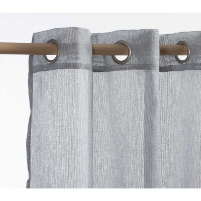 Κουρτίνα Δωματίου Με Κρίκους Monique 140X265 Grey Nef-Nef Κουρτίνα Δωματίου Με Κρίκους Monique 140X265 Grey Nef-Nef