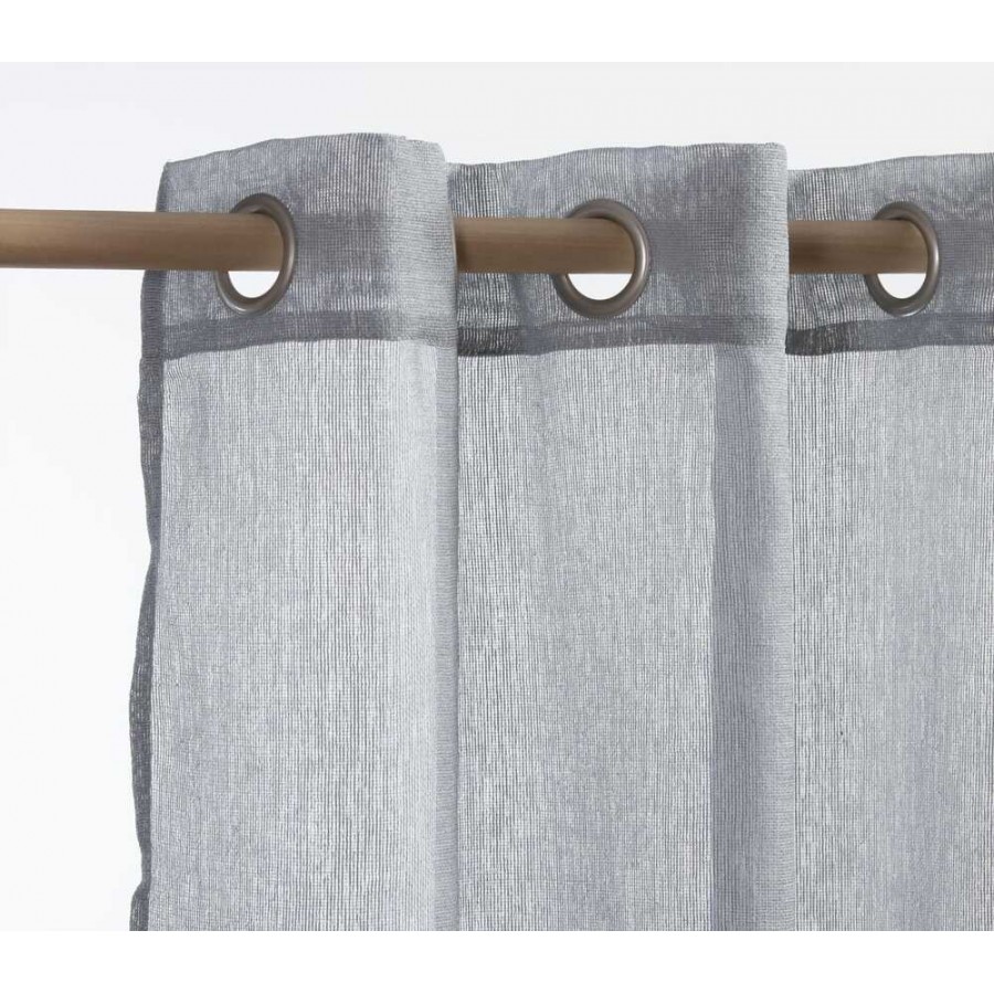Κουρτίνα Δωματίου Με Κρίκους Monique 140X265 Grey Nef-Nef Κουρτίνα Δωματίου Με Κρίκους Monique 140X265 Grey Nef-Nef