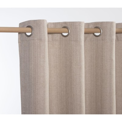 Κουρτίνα Δωματίου Με Κρίκους Stellina 140X265 Beige Nef-Nef
