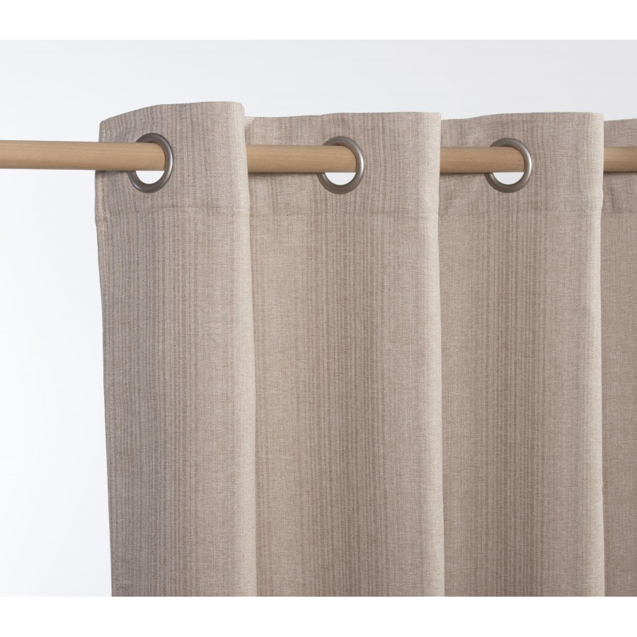 Κουρτίνα Δωματίου Με Κρίκους Stellina 140X265 Beige Nef-Nef
